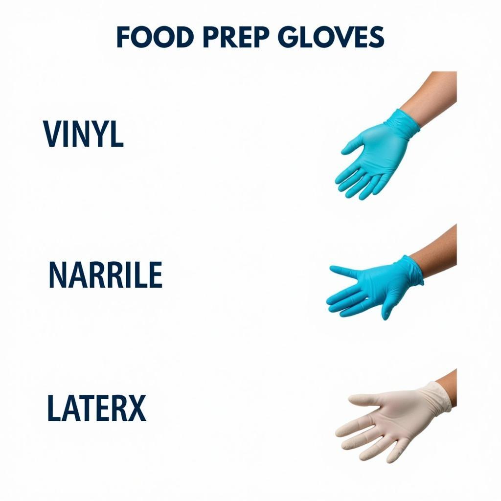 A Variety of Food Prep Gloves for Different Needs