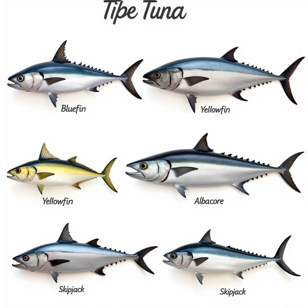 Various Tuna Species for Culinary Use