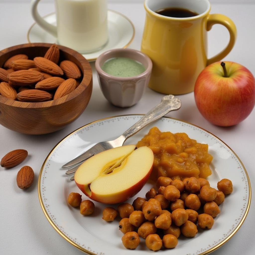 A selection of healthy and grounding Vata balancing snacks