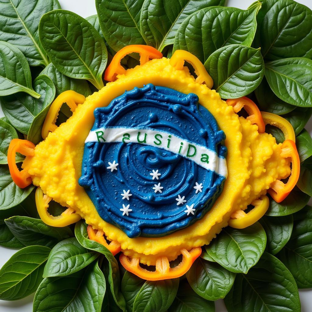 Brazilian Independence Day Vegetable Flag