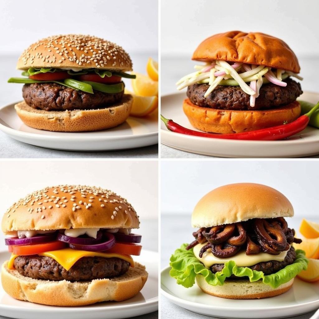 Delicious Vegetarian Burger Recipes - Black Bean, Sweet Potato, and Mushroom Swiss