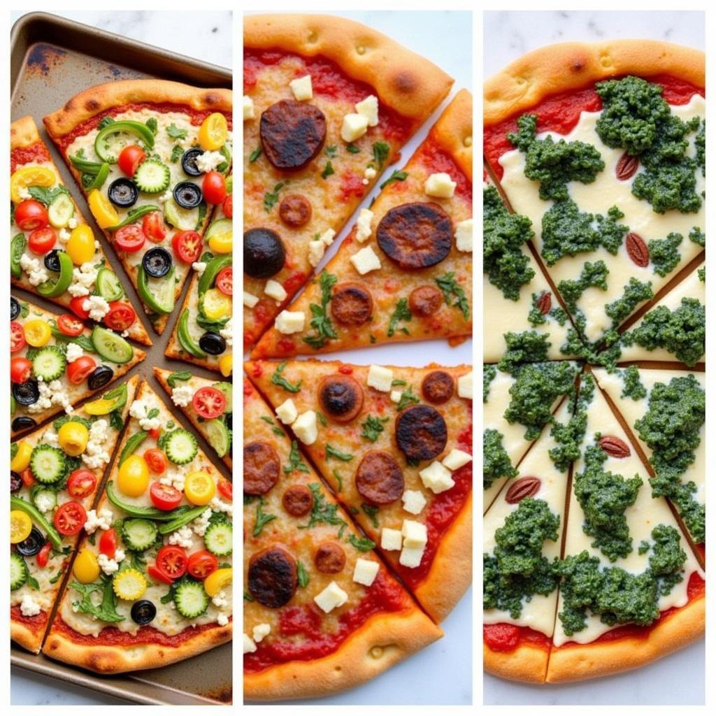 Irresistible Vegetarian Pizza Recipes - Mediterranean, BBQ "Chicken", and Spinach Artichoke