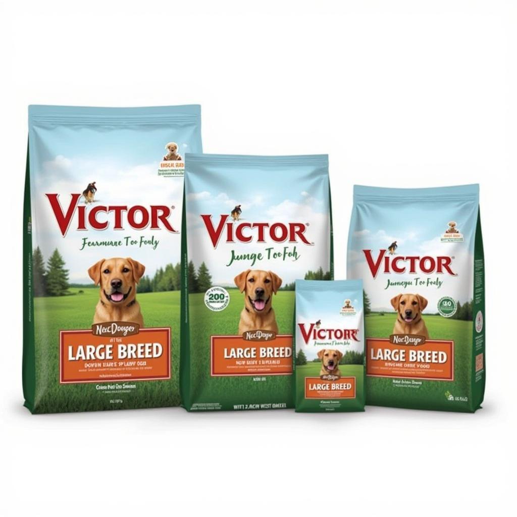 Victor Large Breed Puppy Food Packaging