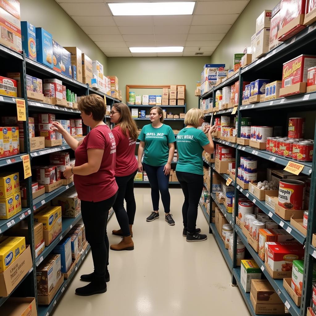 Visiting a Food Pantry