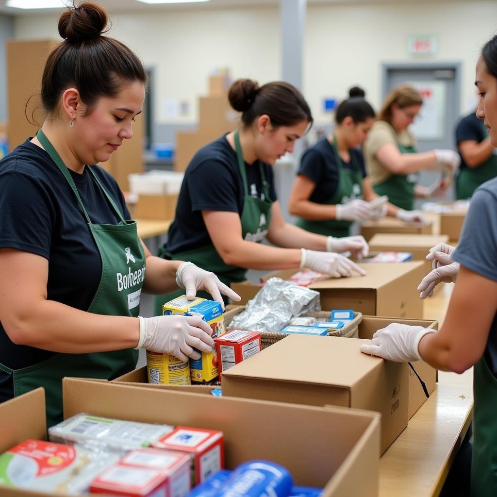 Volunteering at a Key West Food Pantry