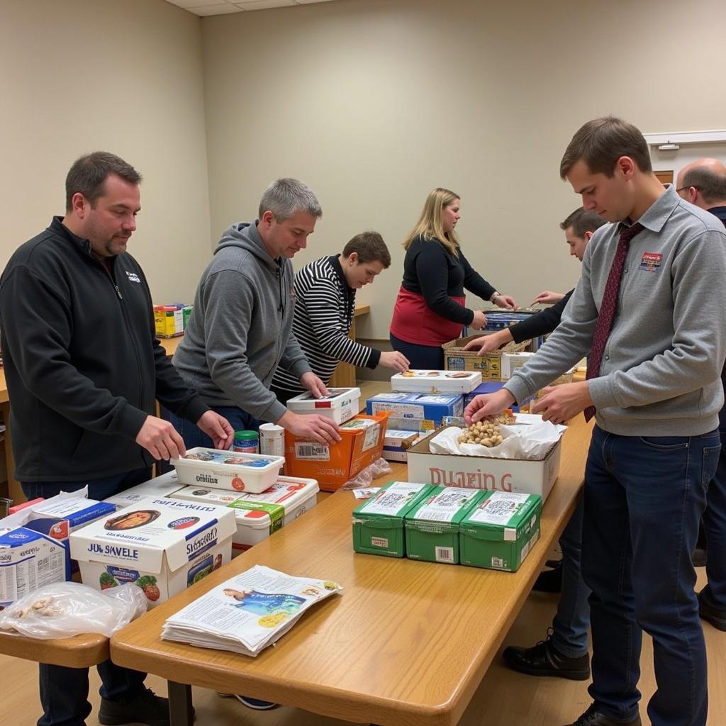 Volunteering at the West Allis Food Pantry