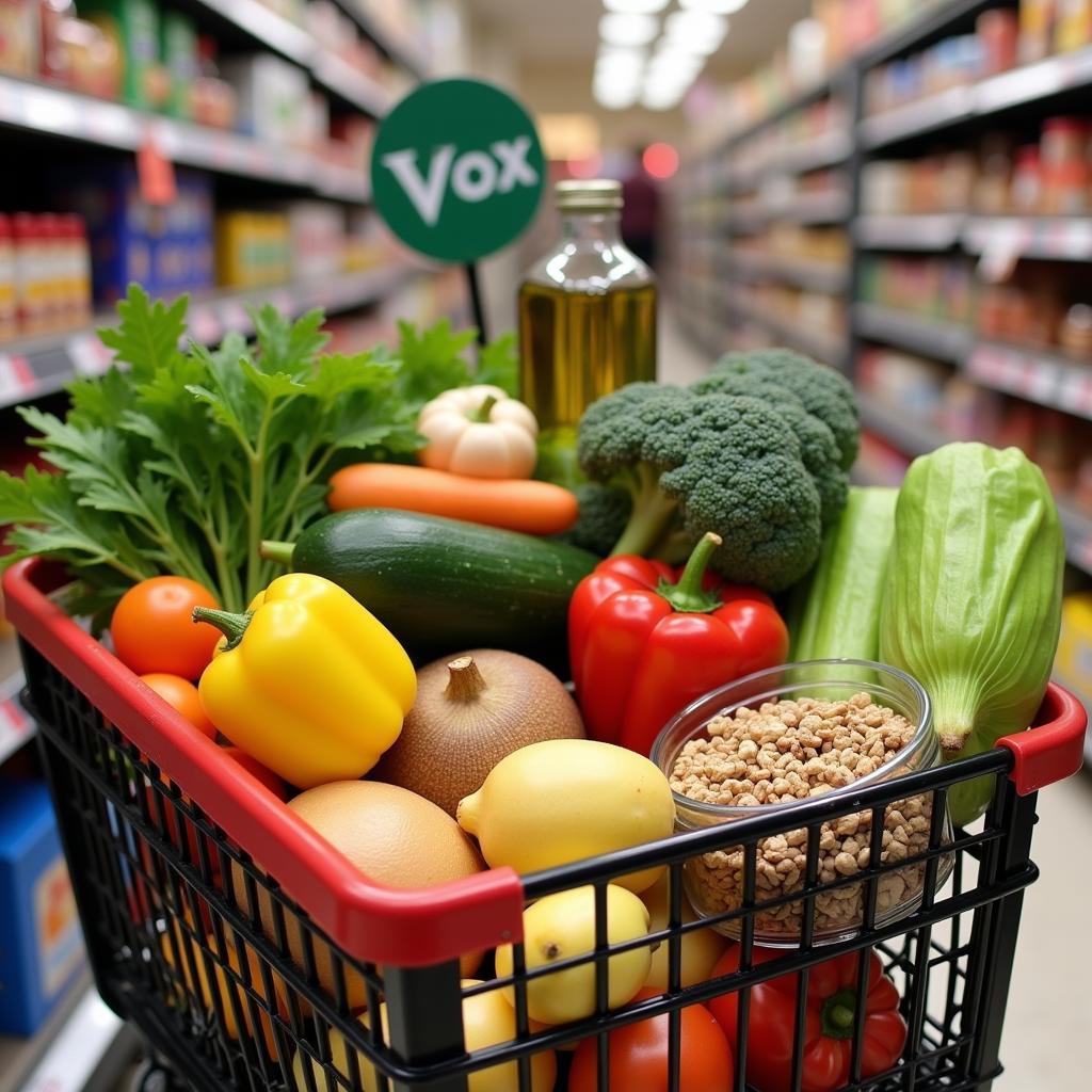 Mediterranean diet ingredients at Whole Foods Market, as recommended by Vox.