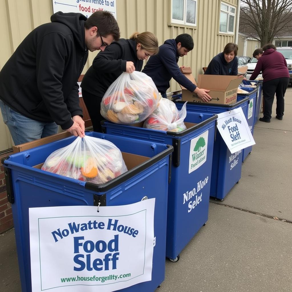 Food donation drive for the Waite House Food Shelf