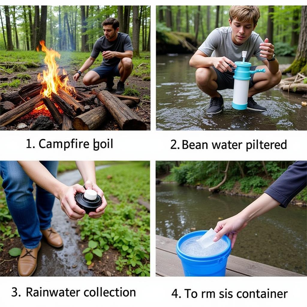 Different Water Purification Methods in a Survival Situation