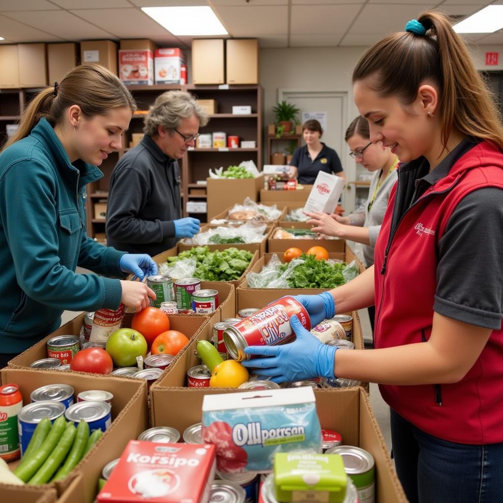 Waverly Food Pantry Volunteers Helping Families