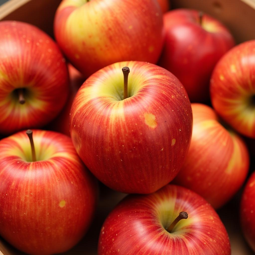 Wax Coating Applied to Apples for Preservation and Extended Shelf Life