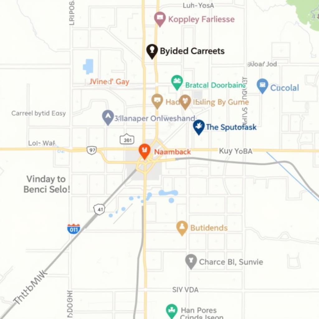 Wednesday Food Specials Map in Lubbock