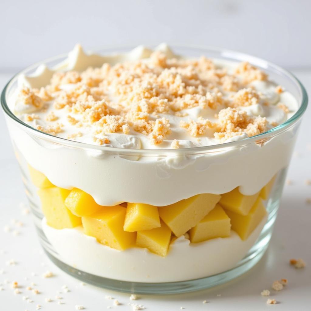 Weight Watchers Angel Food Cake and Pineapple Trifle