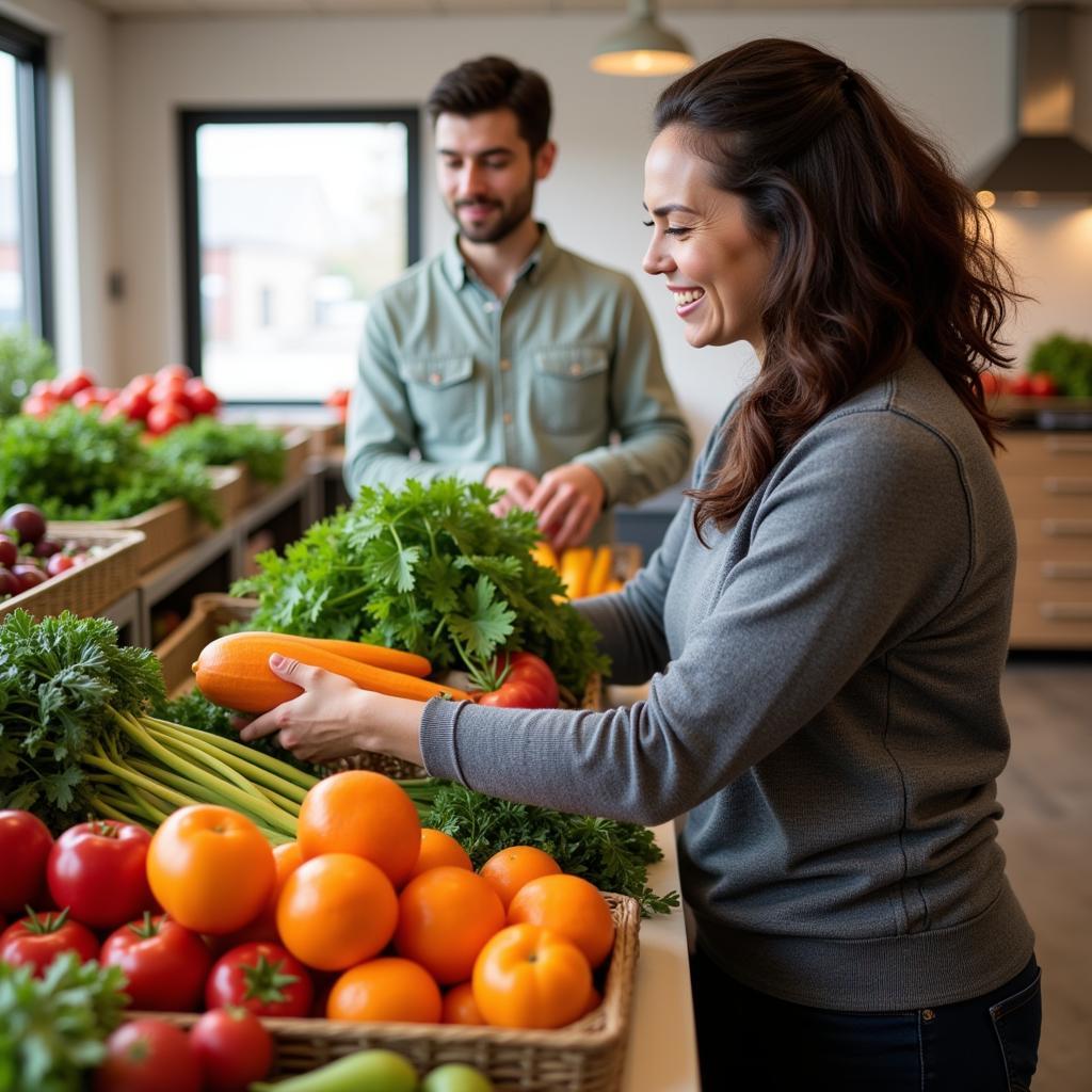 West Allis Food Pantry Client Choice Food Selection