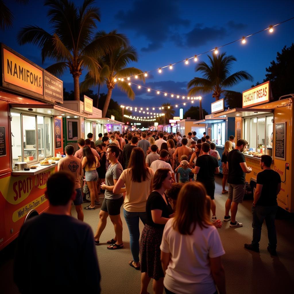 A Lively Food Truck Event in West Palm Beach