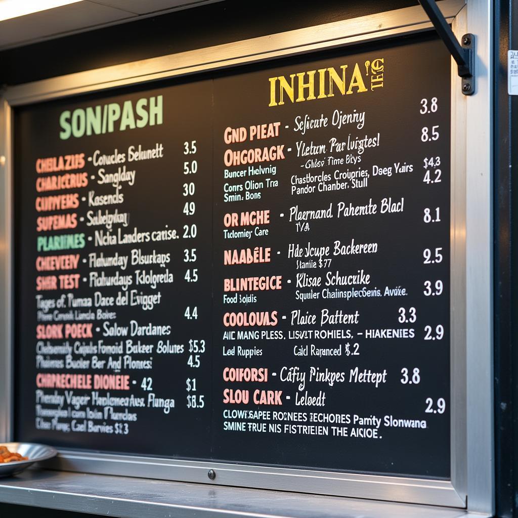 Diverse Menu Options at a Westchester Food Truck