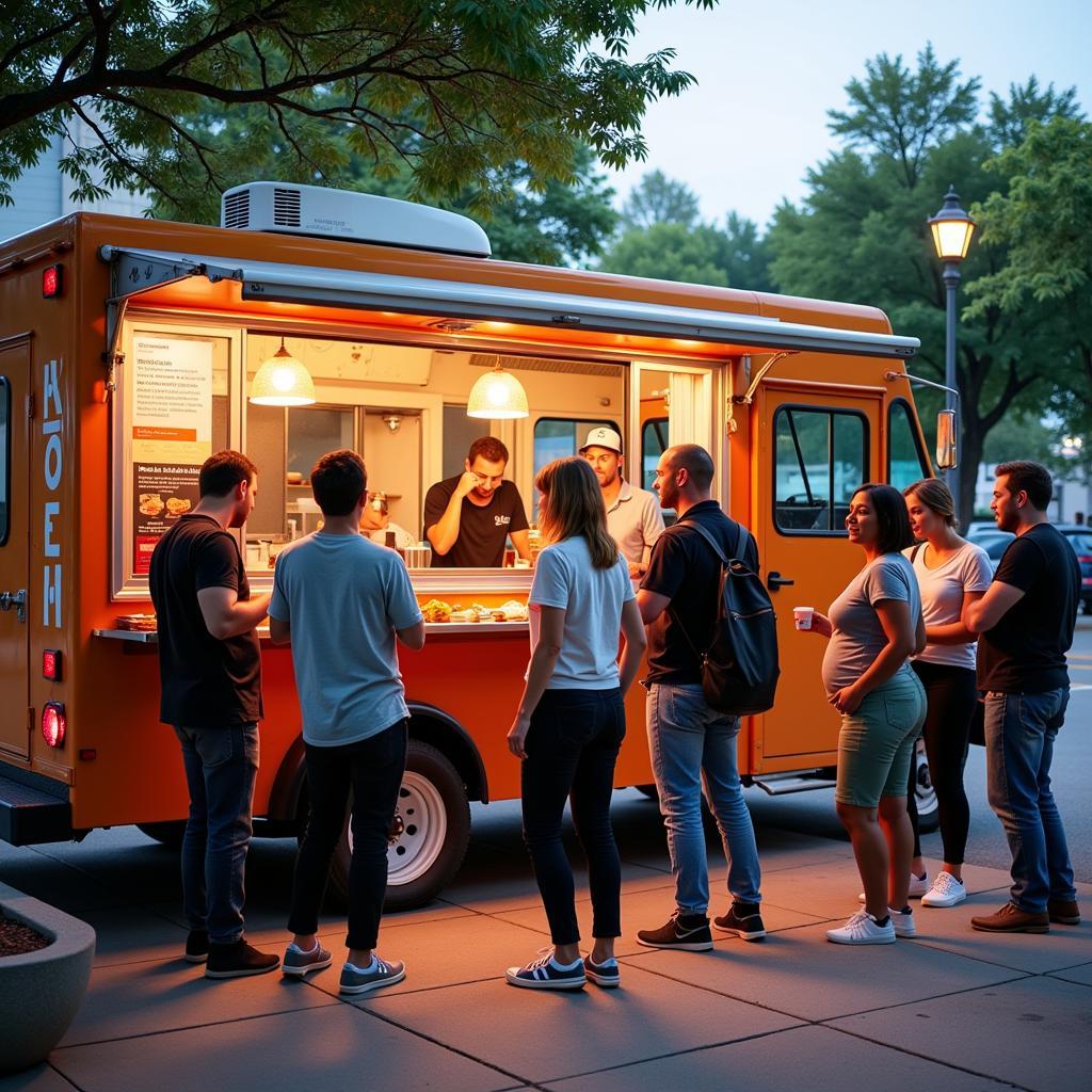 Food Truck Community Gathering