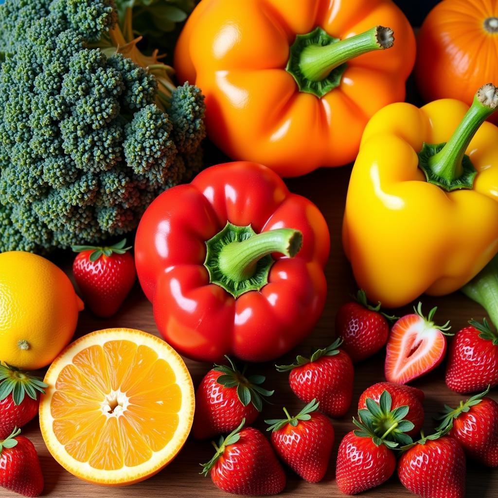 Vibrant and Colorful Whole Food Vitamin C Sources