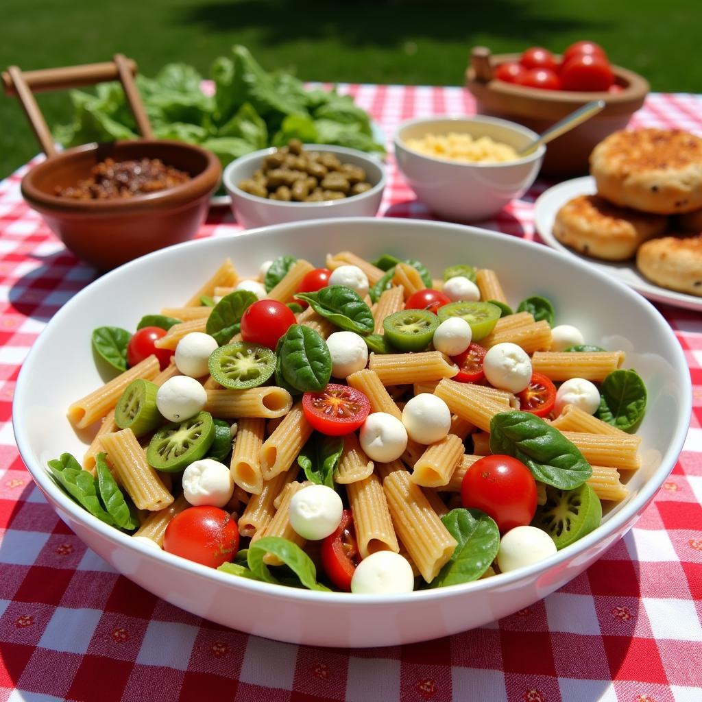 A Colorful and Appealing Whole Foods Smoked Mozzarella Pasta Salad