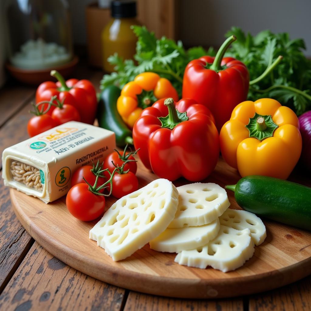 Fresh Ingredients for Whole Foods Smoked Mozzarella Pasta Salad