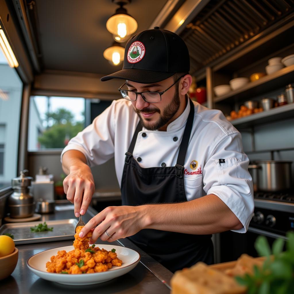 Wild Side Food Truck Chef Creating Culinary Masterpieces