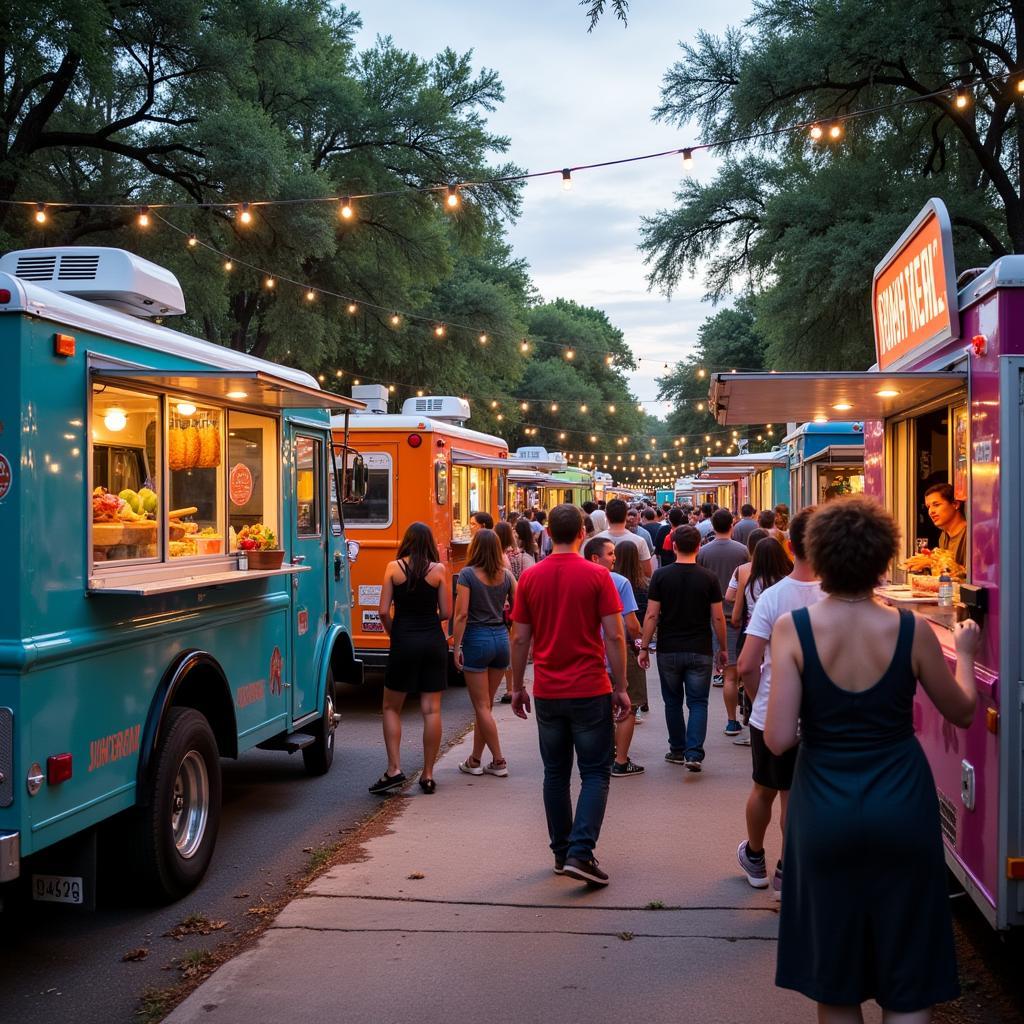 Food Trucks Gathering in Winter Haven