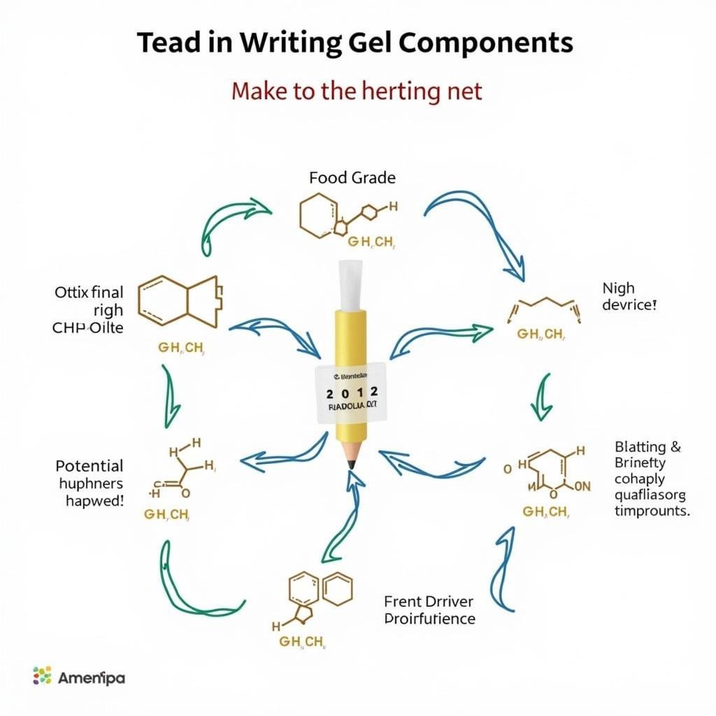 Writing Gel Chemical Composition