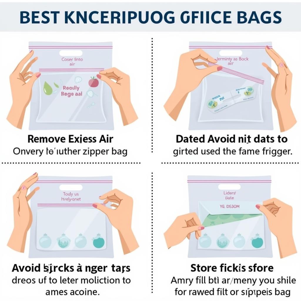 Tips for Using Zipper Bags Effectively