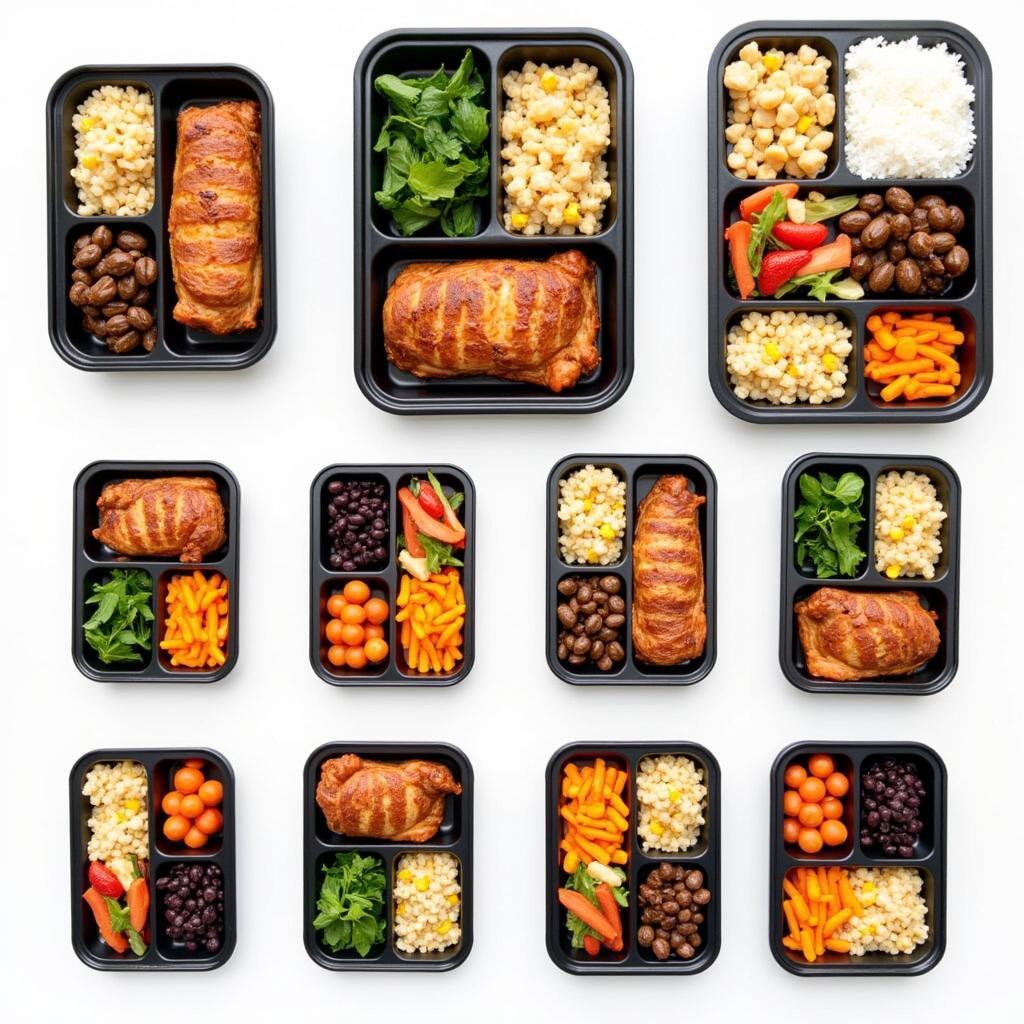 Meal prepping with 1 lb food trays