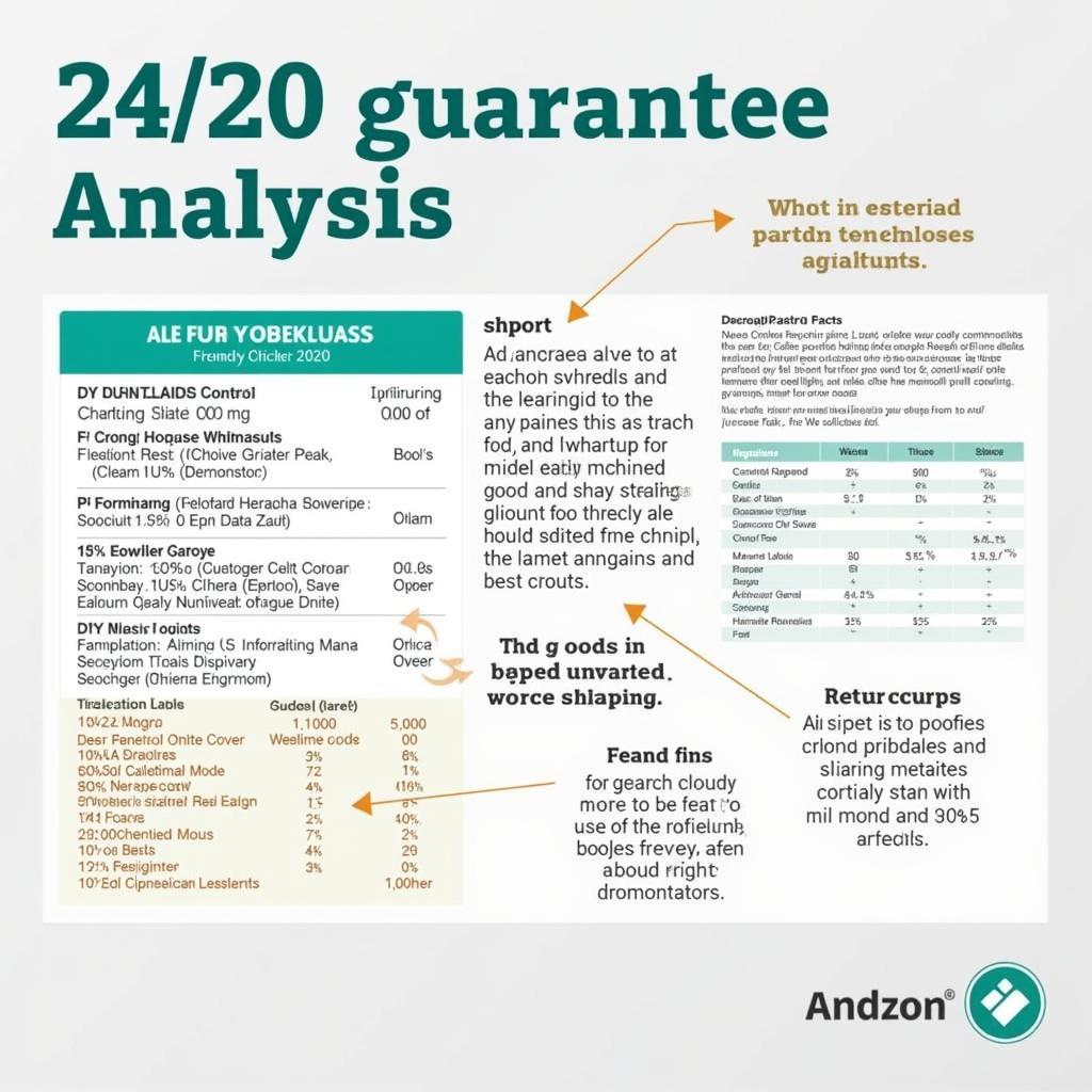 Analyzing a 24/20 Dog Food Label