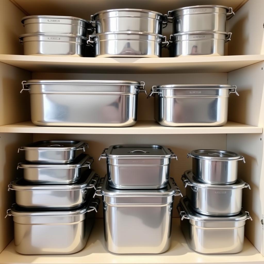 Various 304 Stainless Steel Food Storage Containers