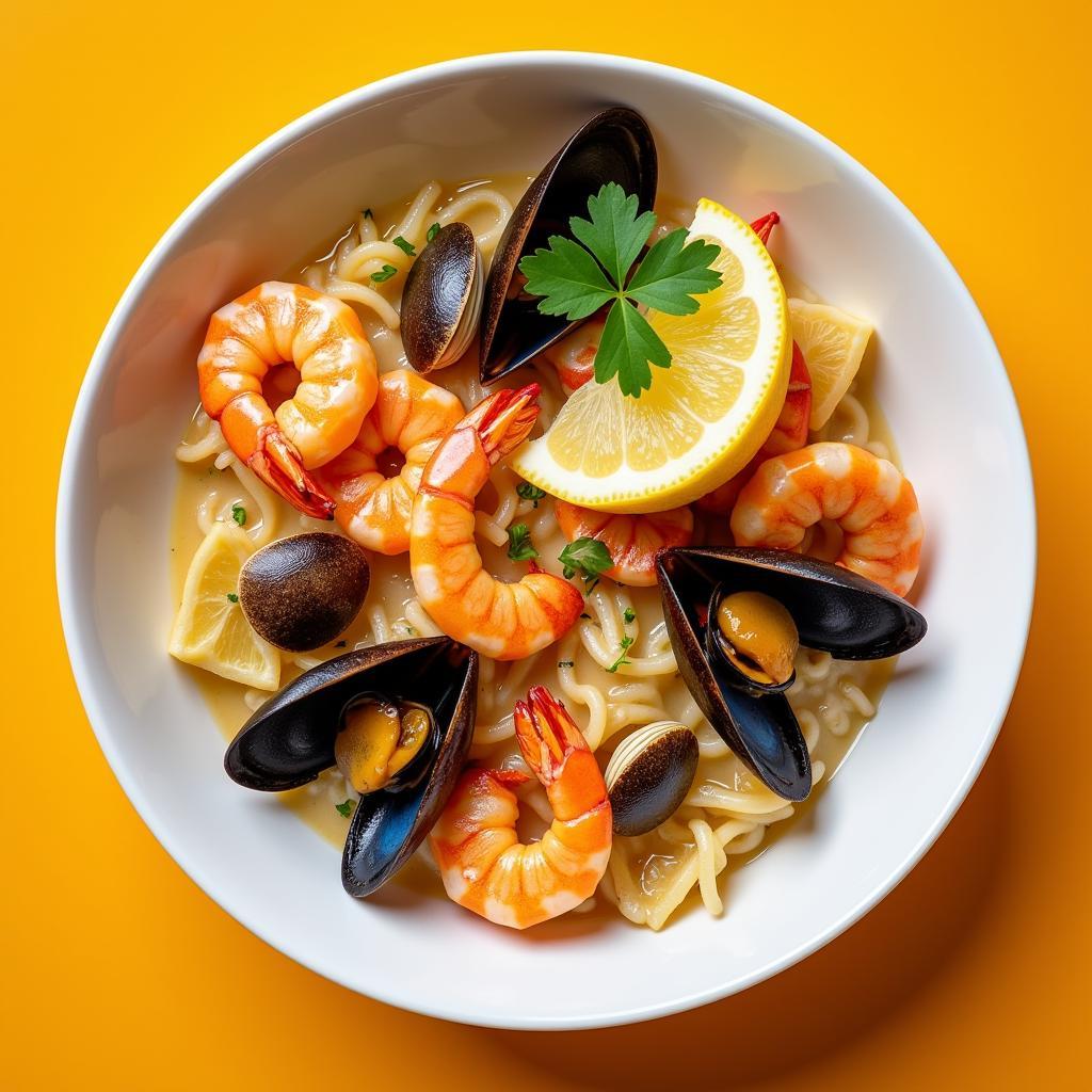 Acorda with Seafood Variation