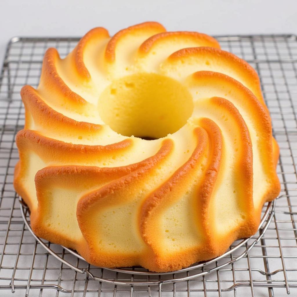 Cooling Air Fryer Angel Food Cake