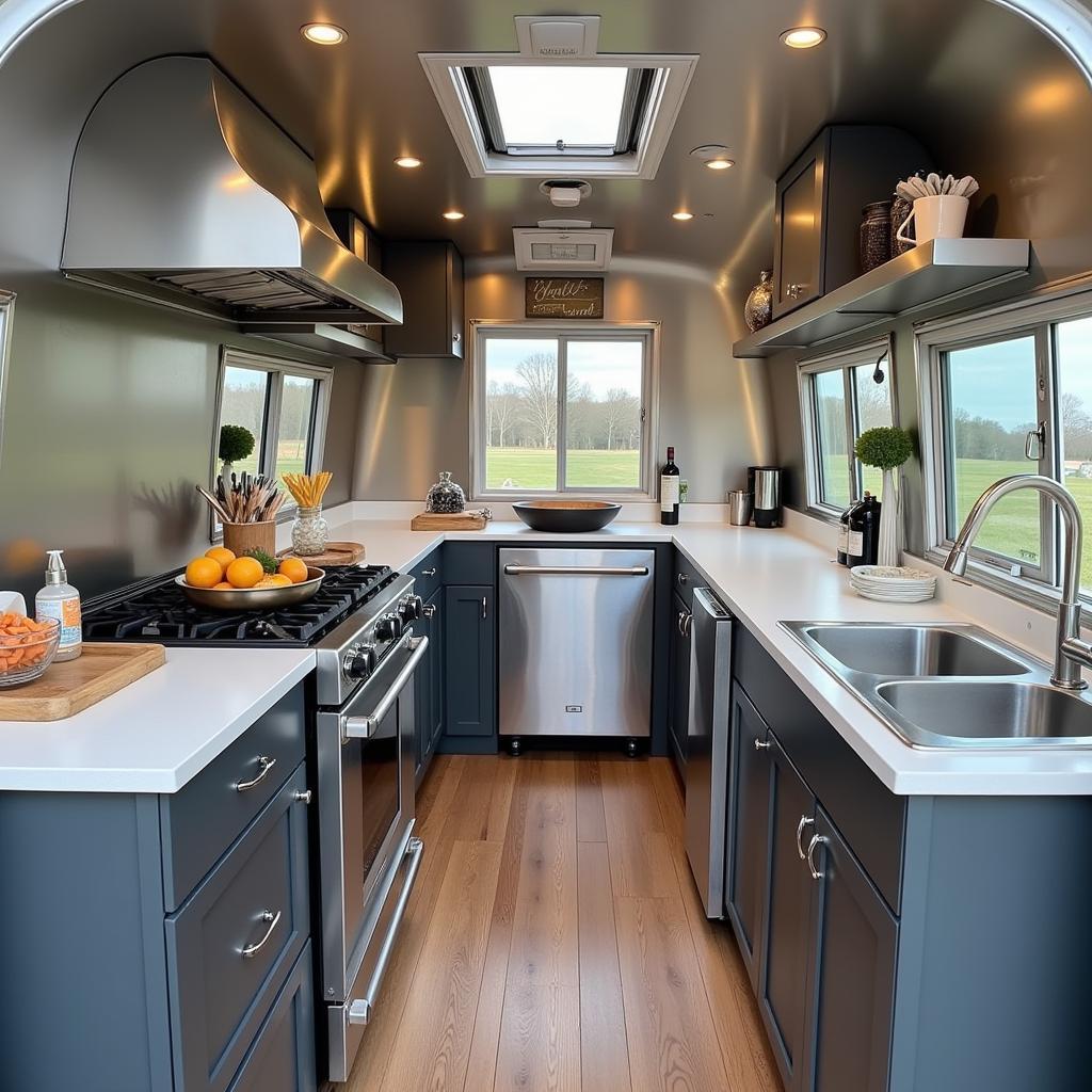 Airstream Interior Kitchen