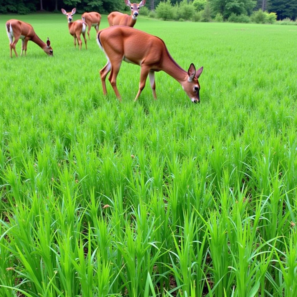 Alfalfa in a Deer Food Plot