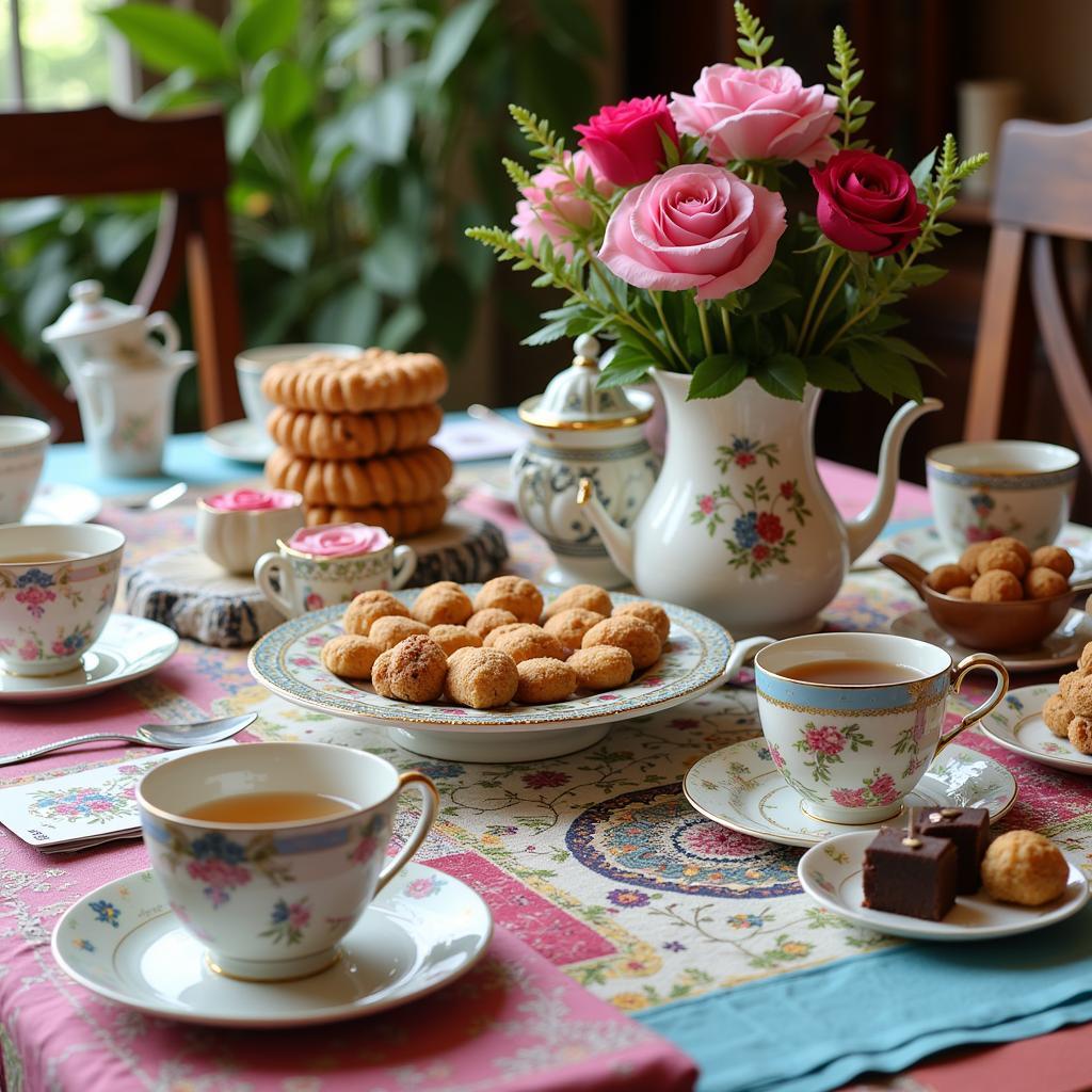 Alice in Wonderland Party Table Setting