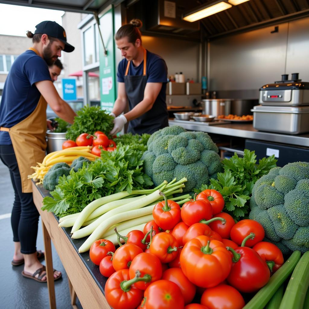 Animal House Food Truck Fresh Ingredients