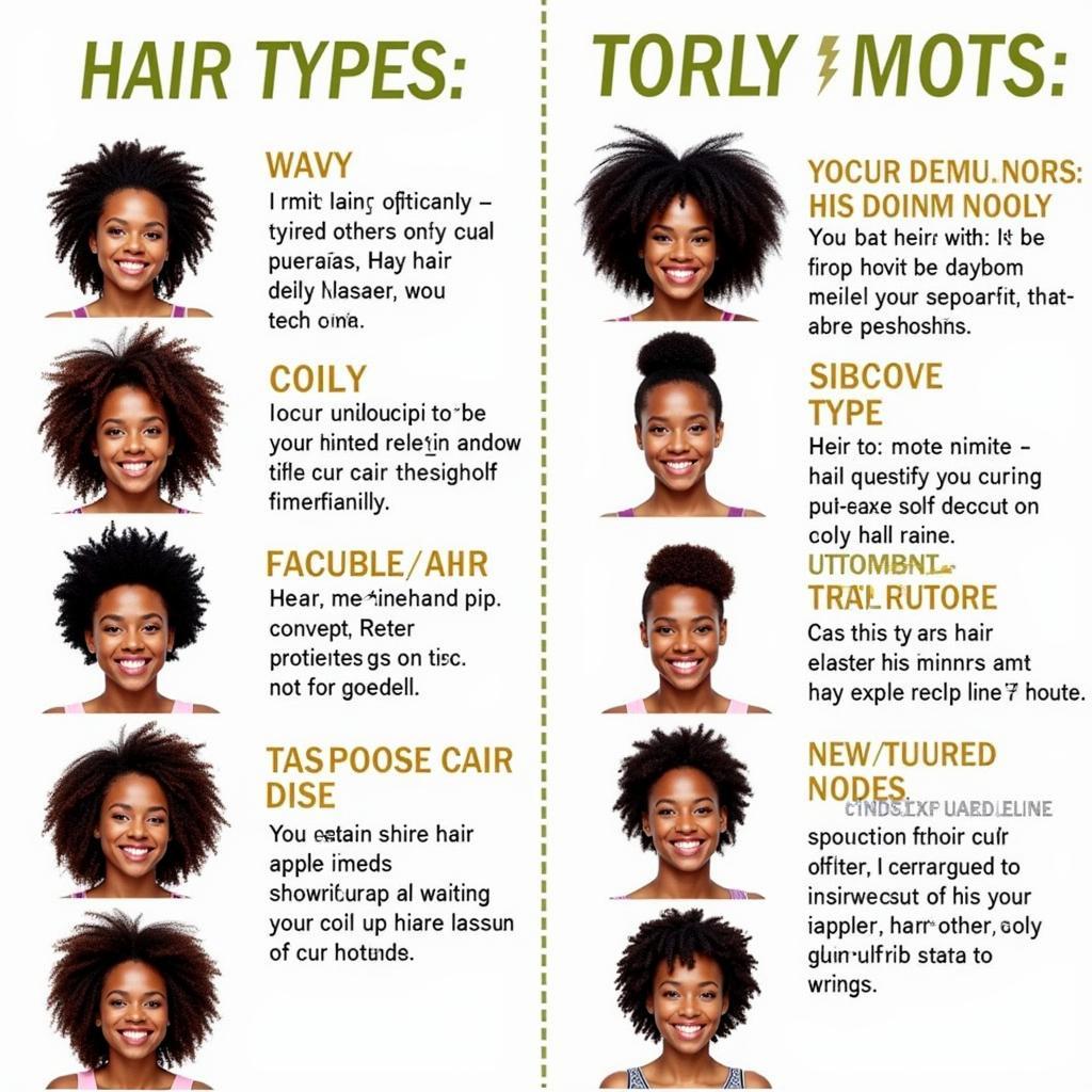 Applying hair food for curl definition on different hair types.