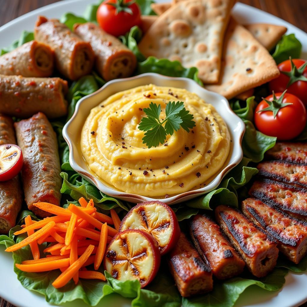 A Delicious Armenian Food Platter