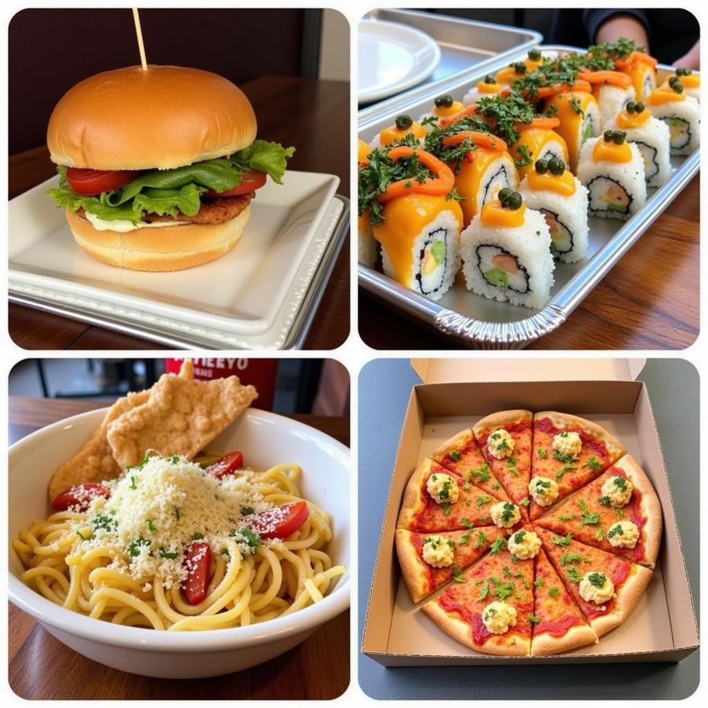 Variety of Food Delivered in Aspen