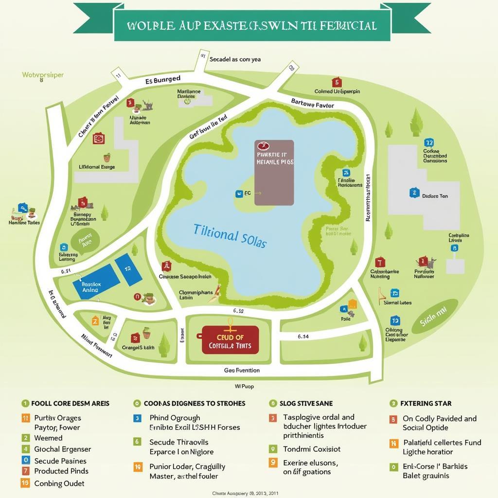 Atlanta Food and Wine Festival Map