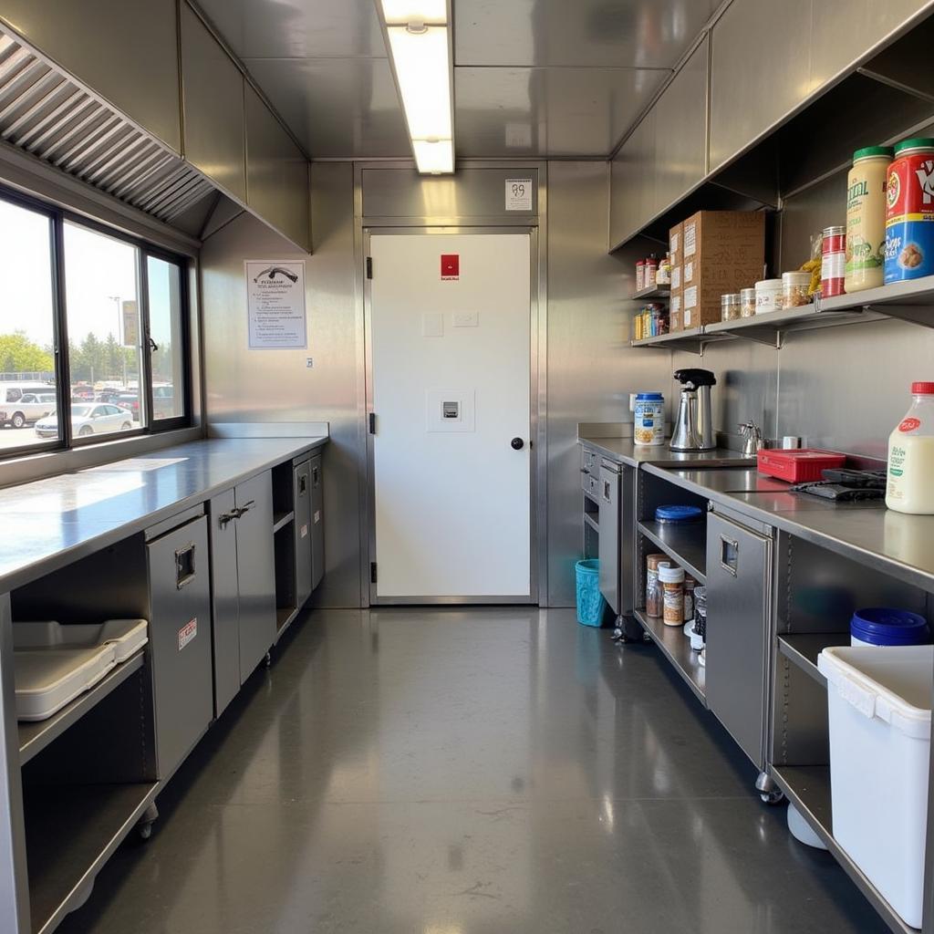 Auntie M's Gluten-Free Food Truck Kitchen Preparation