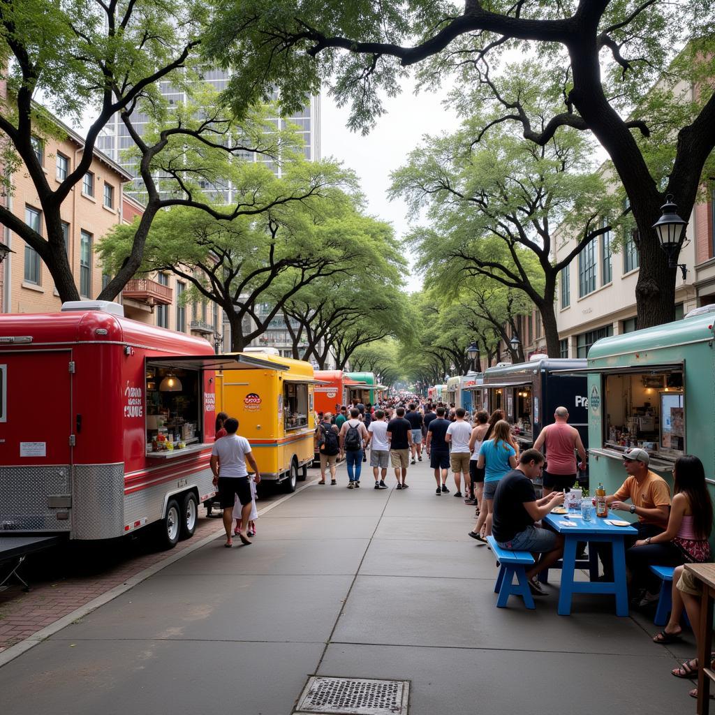 Vibrant Austin Food Trailer Scene