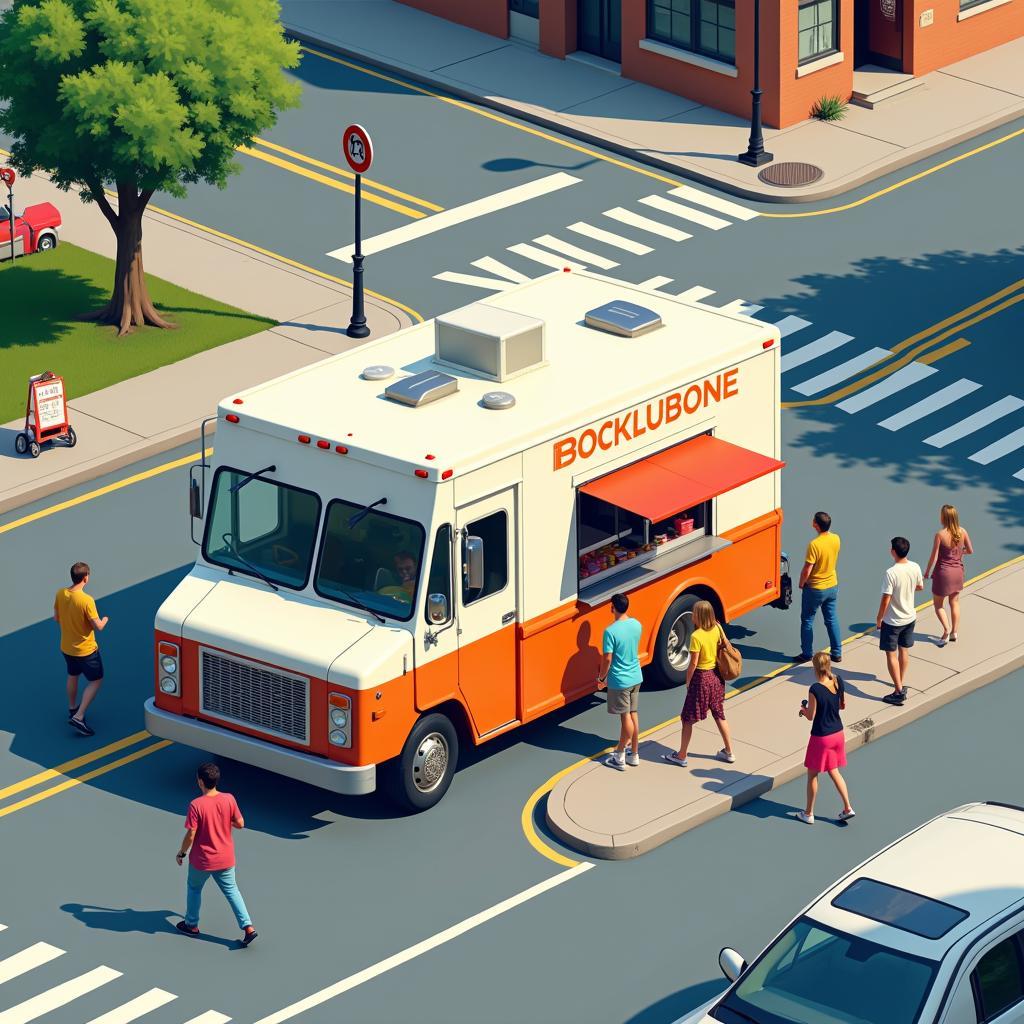 Backbone Food Truck in a Strategic Location