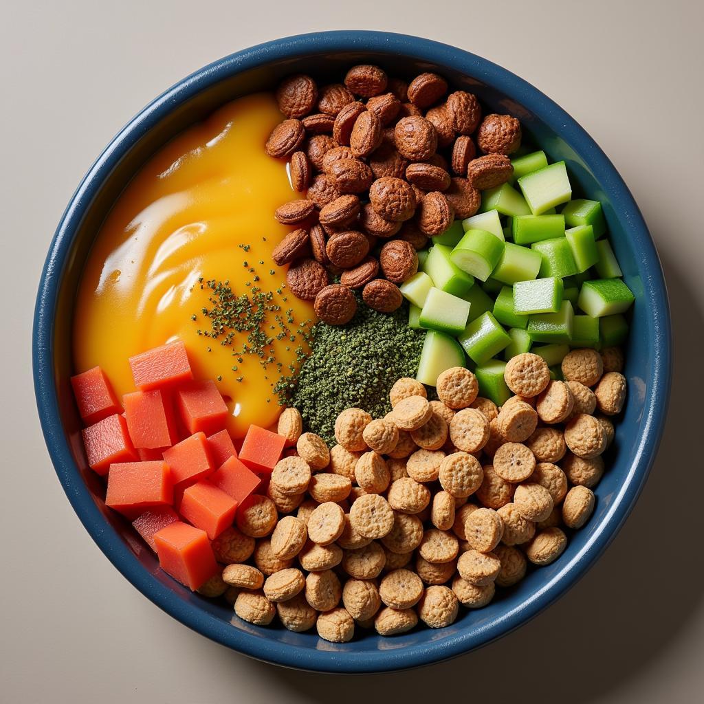 A Balanced Dog Food Mix