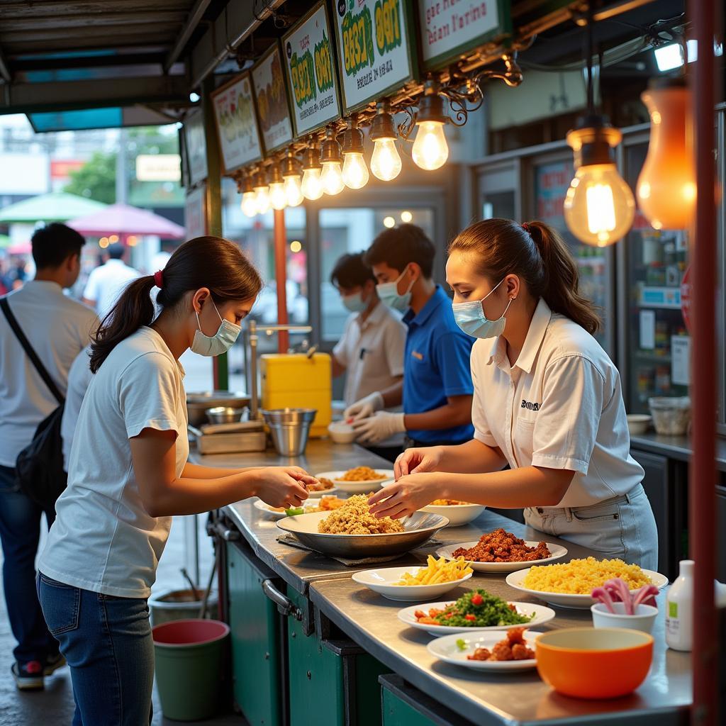 Bangkok Street Food Hygiene Practices