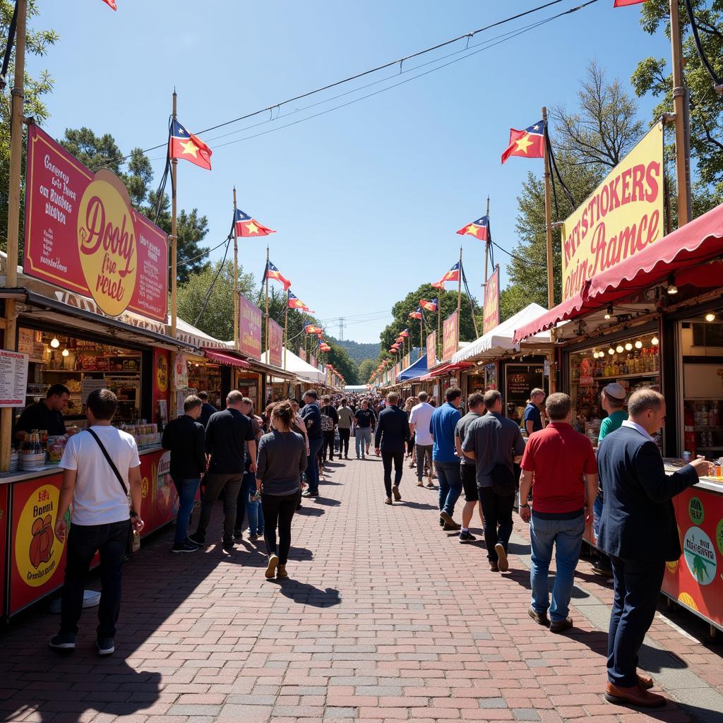 Diverse Food Vendors at Bay Area Food Festival