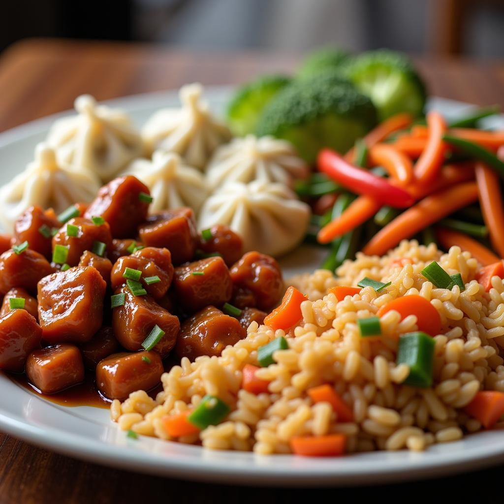 Beloit Chinese Food Platter