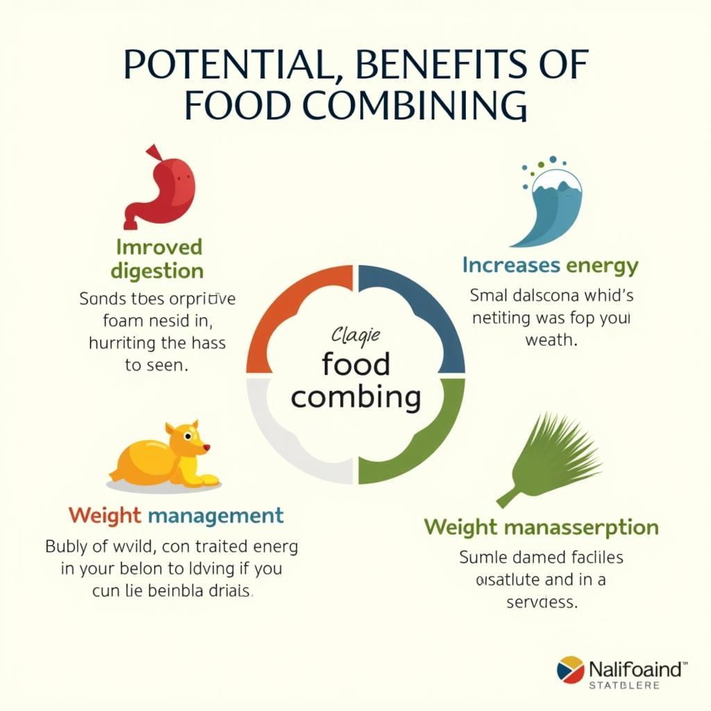 Visual Representation of the Benefits of Food Combining