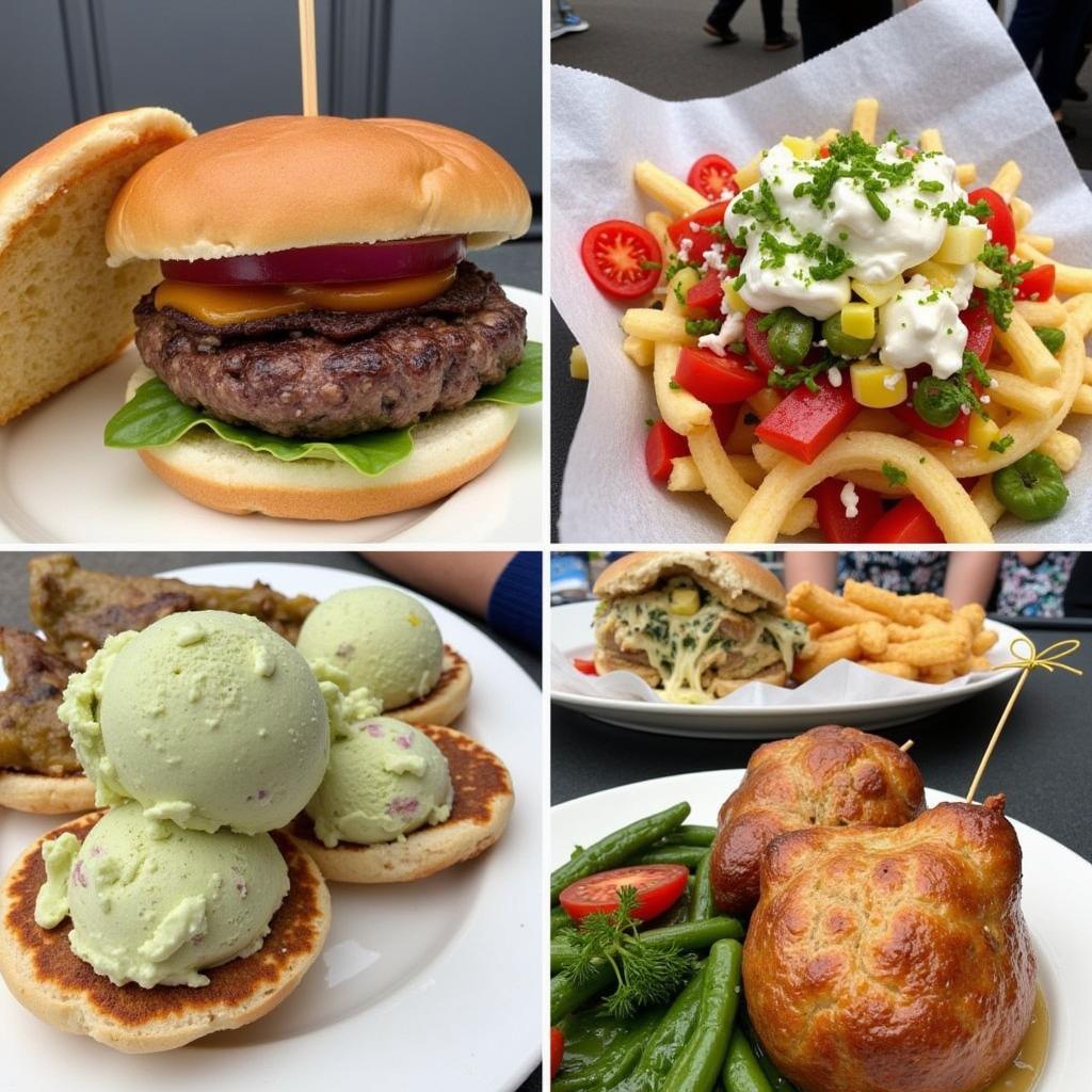 Variety of Food at Bennington Food Truck Festival